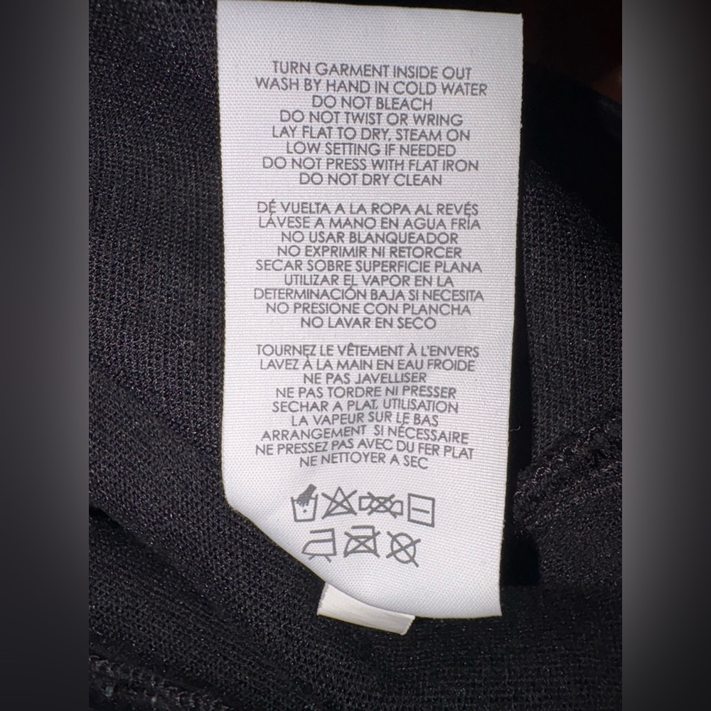 Cabi Black Stretch Utility Jacket Women’s Medium Textured Knit Button Front BJ2 - Picture 6 of 6